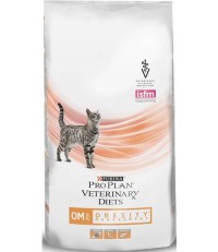 Purina OM Obesity Management ветеринарная диета сухой корм для кошек при ожирении 1,5 кг.