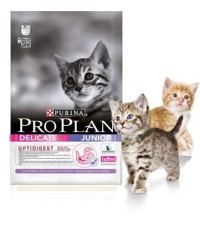 Pro Plan Delicate Kitten сухой корм для котят с чувствительным пищеварением с индейкой и рисом 10 кг.