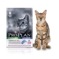 Pro Plan Sterilised Adult 7+ сухой корм для стерилизованных и кастрированных кошек старше 7 лет с индейкой и рисом 400 гр.