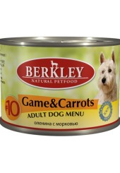 Berkley #10 для собак дичь с морковью 200 гр