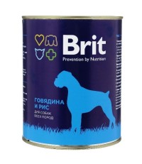 Brit для собак всех пород говядина и рис 850 гр.