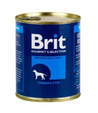 Brit для собак говядина и рис 850 гр