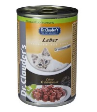 Dr.Clauder’s консервы для кошек с печенью 415 гр. 