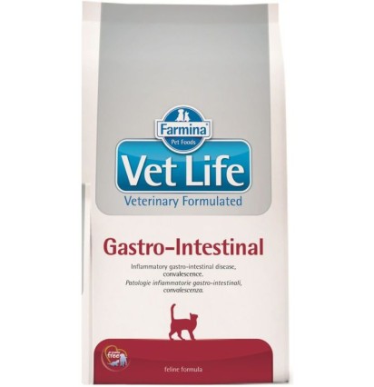 Farmina Vet Life Gastrointestinal сухой корм для кошек гастроинтестинал 2 кг. 