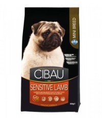 Cibau mini breed sensitive lamb сухой корм для взрослых собак мини пород с ягненком 800 гр.