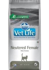 Farmina Vet Life Neutered Female сухой корм для стерилизованных кошек 10 кг. 