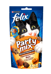 Felix Party mix лакомство для кошек оригинальный микс 60 гр.