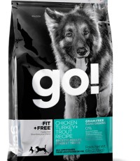 Go! NATURAL Fit + Free Grain Free Recipe сухой корм для собак всех возрастов 4 вида мяса 9,98 кг. 