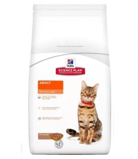 Hill's Adult Optimal Care сухой корм для взрослых кошек с ягненком 10 кг. 