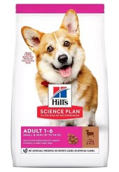 Hill's Adult Small&Miniature Lamb сухой корм для взрослых собак мелких и миниатюрных пород с ягненком и рисом 1,5 кг. 