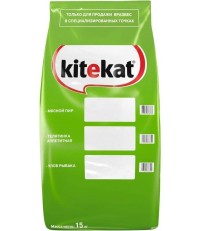 Kitekat сухой корм для кошек мясной пир 15 кг. 
