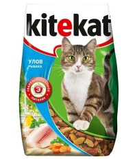 Китекет сухой корм для кошек улов рыбака 350 гр.