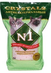 Барсик №1 Crystals наполнитель силикагелевый для туалета антибактериальный 5 л.