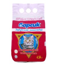 Барсик Эффект-лаванда антибактериальный наполнитель для туалета 4,54 л. 