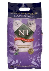 Барсик №1 Crystals наполнитель силикагелевый для туалета лаванда 5 л.