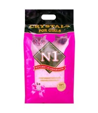 Барсик №1 Crystals наполнитель силикагелевый для туалета for girls 5 л.