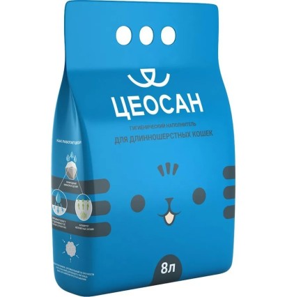 Цеосан длинношерстный 8 л