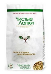 Чистые лапки древесный 37 л