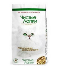 Чистые лапки древесный 37 л