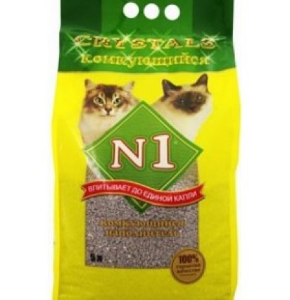 Барсик №1 Crystals наполнитель для туалета комкующийся 5 л.