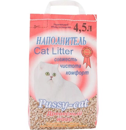 Пусси кет древесный 4,5 л