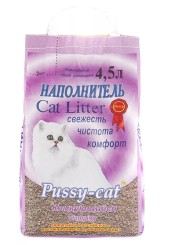 Пусси Кет комкующийся 4,5 л