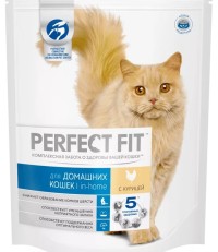 Перфект Фит сухой корм для кошек для домашинх кошек с курицей 650 гр.