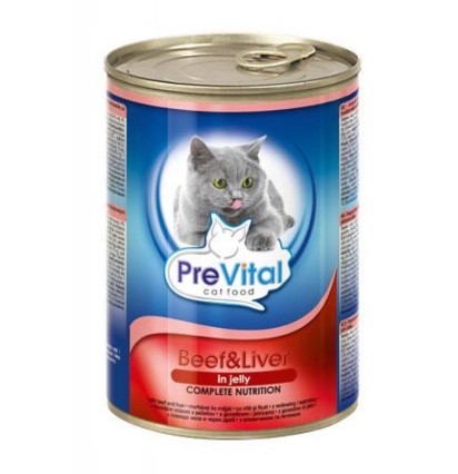 Превитал классик консервы для кошек говядина 415 гр