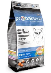 Probalance Adult Sterilized сухой корм для стерилизованных кошек 10 кг. 
