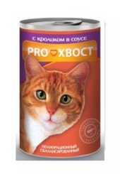 Прохвост консервы для кошек кролик 415 гр