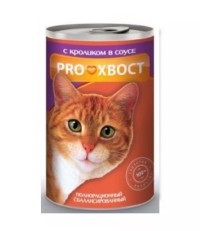 Прохвост консервы для кошек кролик 415 гр