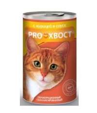 ProХвост консервы для кошек с курицей 415 гр. 