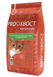 ProХвост сухой корм для кошек с говядиной 10 кг. 