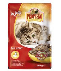 Propesko консервы для кошек в желе с курицей в желе пауч 100 гр.