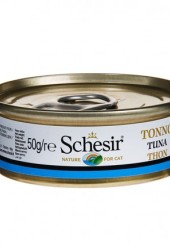 Schesir консервы для кошек с тунцом в желе 50 гр.
