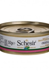 Schesir консервы для кошек с филе курицы и ветчиной 50 гр.
