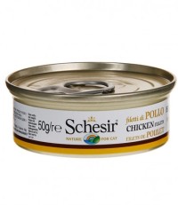 Schesir консервы для кошек с филе курицы 50 гр.