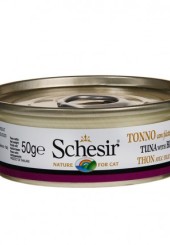 Schesir консервы для кошек с тунцом и филе говядины 50 гр.