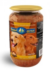 ВЕРНЫЕ ДРУЗЬЯ  для собак Курица 650 гр