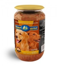 ВЕРНЫЕ ДРУЗЬЯ  для собак Курица 650 гр