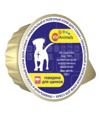 VitAnimals для щенков Говядина 125 гр